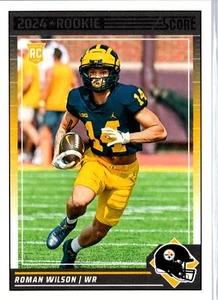 Roman Wilson 2024 Score Purple #360 Rookie Pittsburgh Steelers RC - Picture 1 of 2