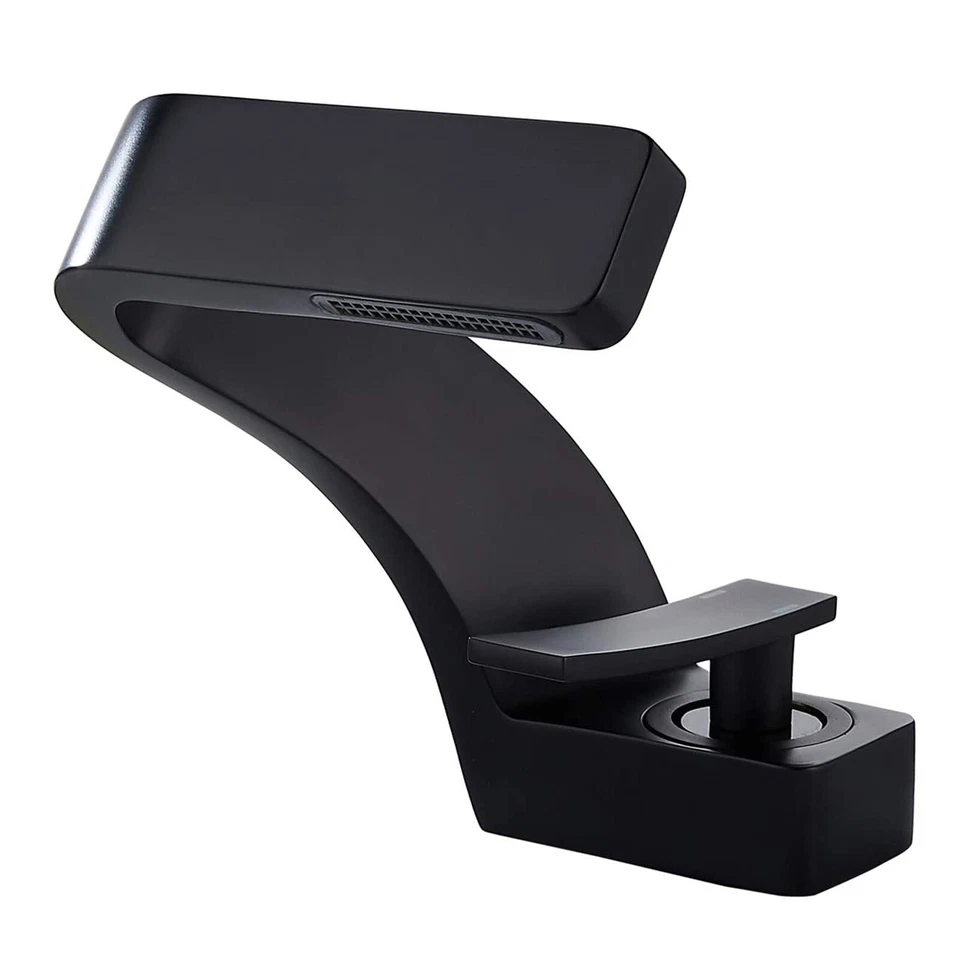 Chrome Bathroom Sink Basin Faucet Single Handle Waterfall Vanity Mixer Tap 1hole