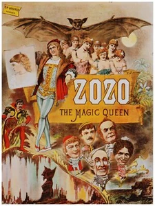 2578.Zozo Magic Queen circus show Poster.Home interior design art.Office - Picture 1 of 1