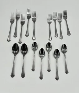 Vintage Rogers Lavalier Stainless Flatware Replacement Spoons Forks Korea Lot 16 - Picture 1 of 16
