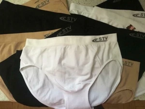 ⭐ 12 Bragas 3 COLORES STV Talla M - L - G - XL - 3XL- 4XL Sin costuras Env 24h ⭐ - Imagen 1 de 1