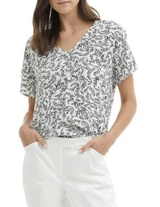 🌻 COUNTRY ROAD SIZE 12 DITSY PALM WOVEN PRINT TEE LIKE NEW - Picture 1 of 11