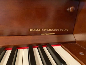 Upright acoustic piano Steinway & Sons design Essex [retail $12,000] - Picture 1 of 5