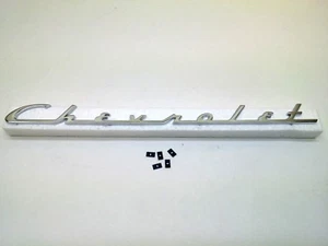 Trunk Emblem Script Chevrolet 1954 Chevy Belair 210 150 - Picture 1 of 5