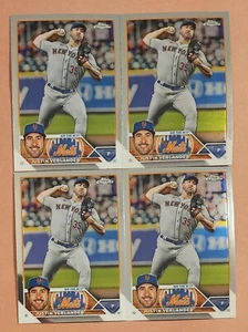 (4) Justin Verlander 2023 Topps Chrome Card #126 LOT - Picture 1 of 1