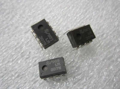 6 x IC Dip-08 LM 387 N Preamplificatore Doppio Basso Rumore, Semiconduttore Originale - Immagine 1 di 2