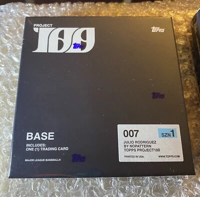 Julio Rodriguez 2022 Topps Project 100 By No Pattern - Image 1 of 2