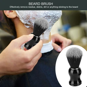 3pcs Beard Shaving Brush Bowl Holder Men Beard Cleaning Face Hair Style Tool Set - Picture 1 of 12