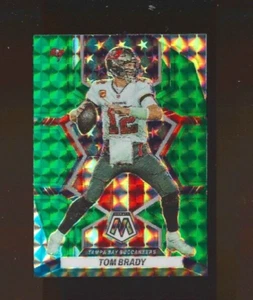 2022 Panini Mosaic National Pride Green Mosaic Prizm Tom Brady #251 MVP Patriots - Bild 1 von 2