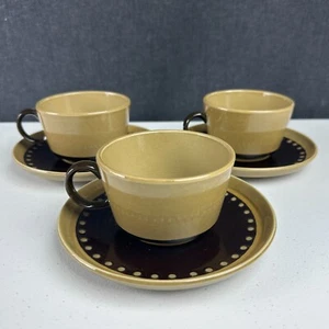 Vintage Franciscan Discovery Tahiti Coffee Cup & Saucer Set Mid Century Modern - Picture 1 of 12