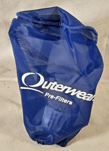 OUTERWEAR, 3"x5"x1 1/4" BLUE Air Filter Cover Briggs Animal 206 Racing QTY 1 - Foto 1 di 1