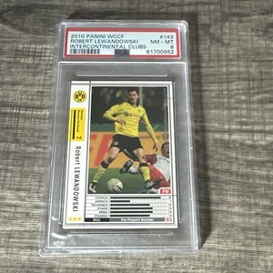 2010 Panini WCCF #143 Robert Lewandowski Rookie Card RC PSA 8 NM-MT Poland - Picture 1 of 2