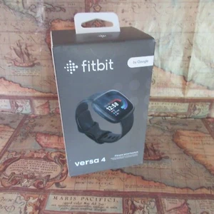 ~NUEVO SELLADO~Fitbit Versa 4 Fitness Smartwatch, GPS, Negro/Grafito (FB523BKBK-US) - Imagen 1 de 3