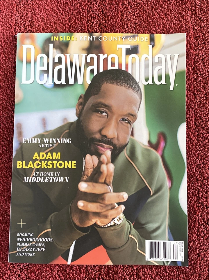 Delaware Today Magazine March 2023 Adam Blackstone DJ Jazzy Jeff - Imagem 1 de 1