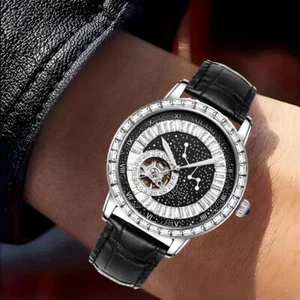 New Black Swan Automatic Mechanical Watch Hundred Men Women Business Casual Fash - Foto 1 di 5
