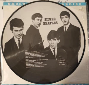 Mint Condition 1983 "SILVER BEATLES" Picture Disc The Beatles In Hamburg Germany - Picture 1 of 6