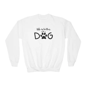 Youth Crewneck Sweatshirt - Picture 1 of 9