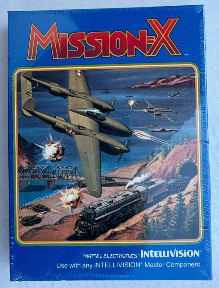 Mission-X Mattel Electronics Intellivision 1983 Mattel *NEW/STILL SEALED* - Image 1 of 3