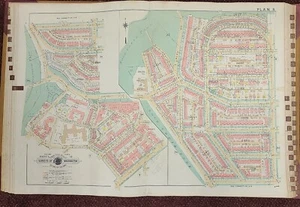 1960 WASHINGTON DC ZOOLOGICAL PARK - 18TH ST & KEYTON -ROCK CREEK PARK ATLAS MAP - Picture 1 of 4