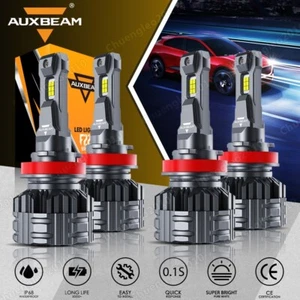 For 2017-2024 Nissan Pathfinder H11 H9 LED Headlight High Low Beam Combo CANBUS - Picture 1 of 12