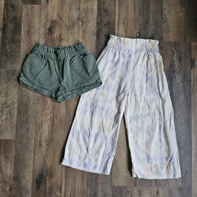 Pantalones cortos de algodón Mini Boden y pantalones de lino Zara - talla 6T (ambos usados en excelente estado/nuevo sin etiquetas)   Foto 1 de 4