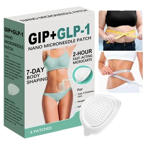 1~5X Nano Micro-Aghi Patch -GIP-GLP-1 Patch-Unisex Dimagrante Microneedle Patch - Foto 1 di 9