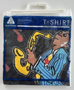 NOS Vintage 1990 T-Shirt Five Guys Named Moe Size XL Musical Notes Dewynters - Bild 1 von 8