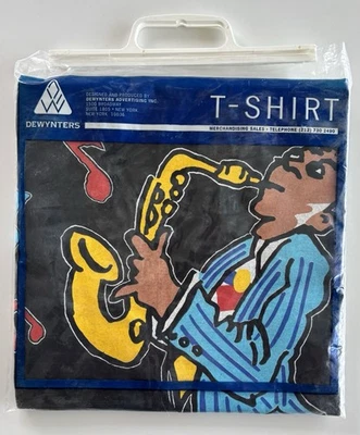 Camiseta de Colección 1990 Five Guys Named Moe Talla XL Notas Musicales Dewynters Nuevo de Lote Antiguo Foto 1 de 4