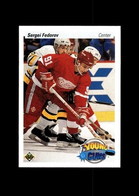 1990-91 Upper Deck: #525 Sergei Fedorov NM-MT OR BETTER - Image 1 of 2