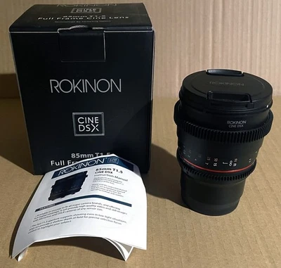 Rokinon 85mm T1.5 High Speed Full Frame Cine DSX Lens for Sony E Mount Near Mint - Image 1 of 4