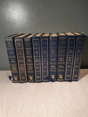 9x Reader's Digest Condensed Books (Blue) Bundle/Decorative ~ Vintage - Image 1 of 4