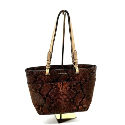 Michael Kors Bedford Python Print Tote Bag - Image 1 of 4