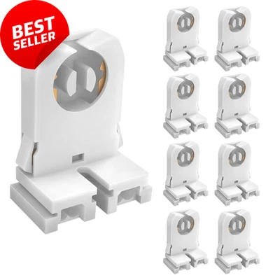 Non-Shunted LED Tombstones (8 Pack) | T8 Lamp Holder, G13 Socket for T10/T12 - Image 1 of 4
