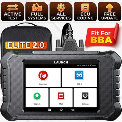 LAUNCH Creader Elite 2.0 BBA Lettori di codici Codifica ECU per Benz BMW AUDI - Image 1 of 4
