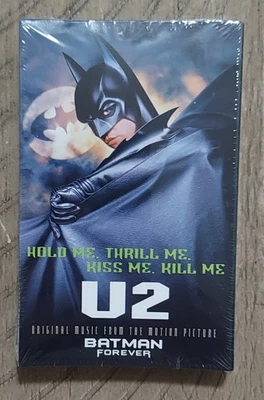 U2  Hold Me Thrill Me Kiss Me Kill Me Batman Forever Cassette Single USA SEALED  - Image 1 of 4