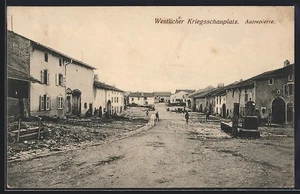 CPA Autrepierre, soldats dans la rue - Picture 1 of 2