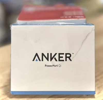 Anker PowerPort 10 Qi Wireless Charging Pad Apple / Android A2521 2nd Ed. Sealed - Image 1 of 4