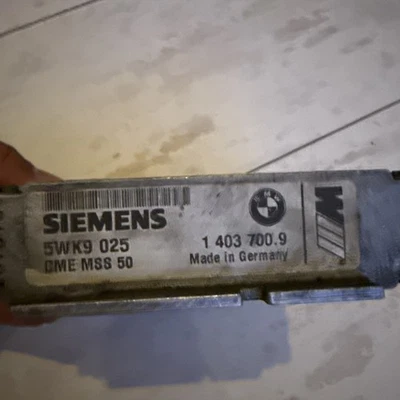 BMW Serie 3 E36 M3 EVO S50 Motore Manuale ECU SIEMENS DME 5WK9025 1403700 - Immagine 1 di 3