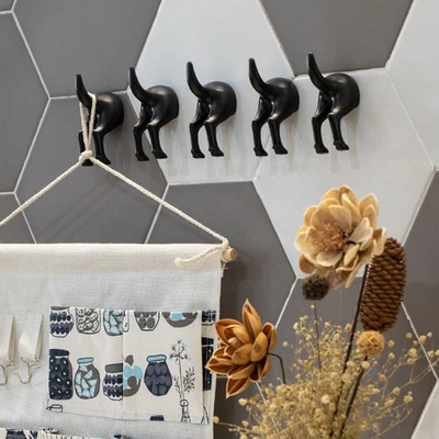  1pc Nordic Style Simple Sticky Hook Powerful Sticker Decorative Wall Sticker - Imagen 1 de 4