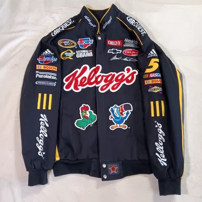 Chaqueta NASCAR JH Design Group Kelloggs Racing Negra Talla L Foto 1 de 4