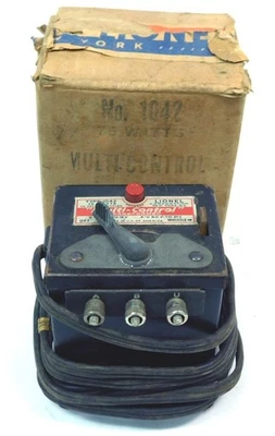 Transformador de posguerra Lionel tipo 1042 75 vatios FUNCIONA con caja Foto 1 de 4