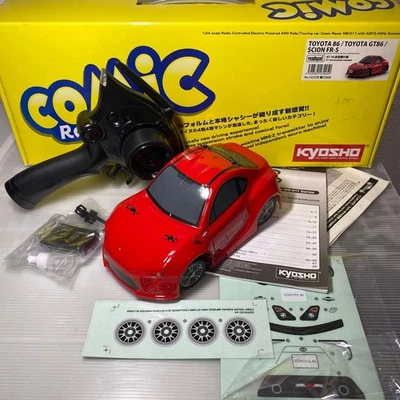 Kyosho Mini-Z Comic Racer MB-011 ASF Ready Set Toyota 86 Red RC Car Model - Image 1 of 4