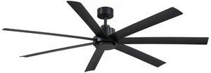 72" Fanimation Pendry Black Outdoor Smart Ceiling Fan - Picture 1 of 1