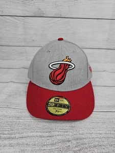New Era Miami Heat Heather 59FIFTY Fitted Size 7 1/4 - Picture 1 of 5