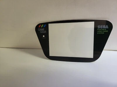 CLASSIC GAME SOURCE NEW Black Plastic SEGA Game Gear Replacement Screen Protector lens W/Adhesive G3