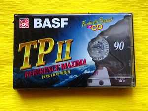 1x BASF TP II 90 Reference Maxima Cassette Tape 1995-1997 + OVP + SEALED + lesen - Picture 1 of 3