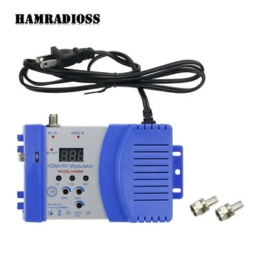 Seebest HDM68 RF Modulator HDMI 1 Way HDMI To RF Converter 96 Adjustable Output - Image 1 of 4