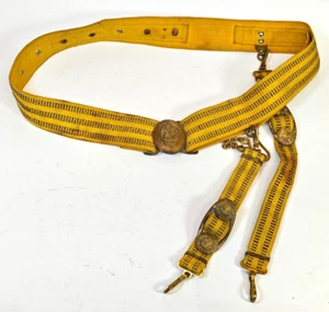 Original Soviet NAVY Officer's Parade Belt with Dagger Dirk Suspension A164 - Picture 1 of 12