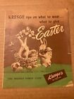 Vtg Kresge's Dept Store Easter Sale Catalog. Unknown Year. Pre K-Mart.