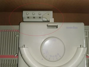 New Row Counter+Base for Silver Reed/Singer/Studio Plastic Bed LK150 LK140 LK100 - Picture 1 of 6